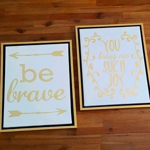 Beautiful pair of wall decor